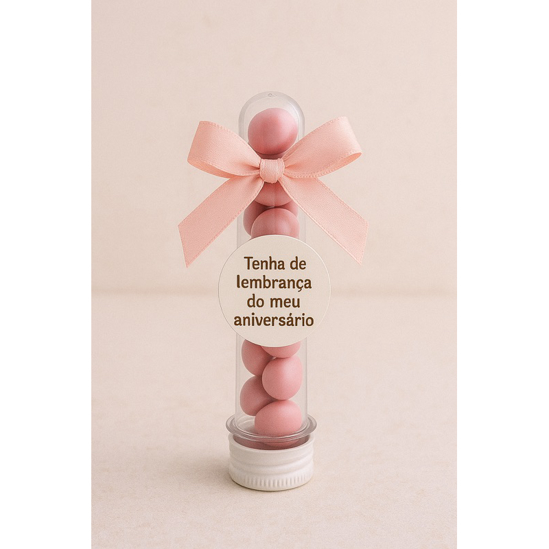 Tubete Personalizado 13cm – Lembrancinha Infantil, Aniversário, Chá Revelação e Festa Temática
