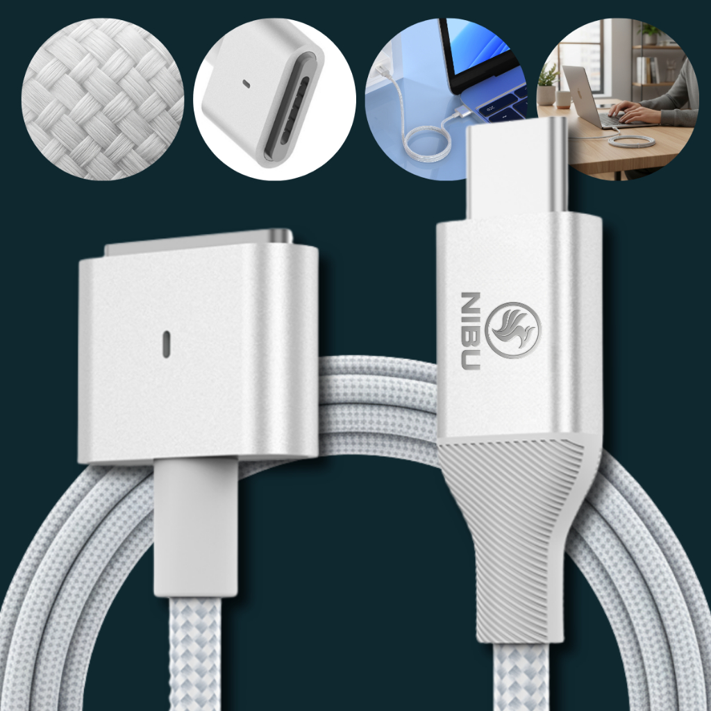 Cabo Carregador Macbook Magsafe 3 Usb-c M1 M2 M3 M4 1,8cm