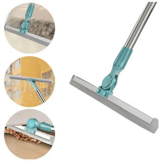 Rodo de Silicone Para Limpeza de Piso Vidros Com Gancho Secos e Molhados Uso Duplo Vassoura Mágica