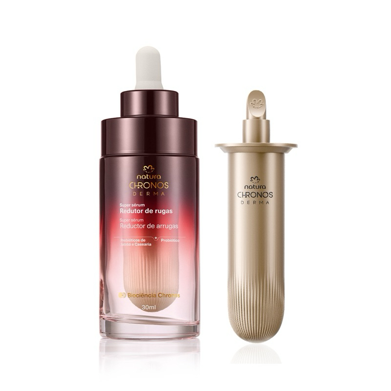 kit super serum redutor de rugas chronos derma com refil