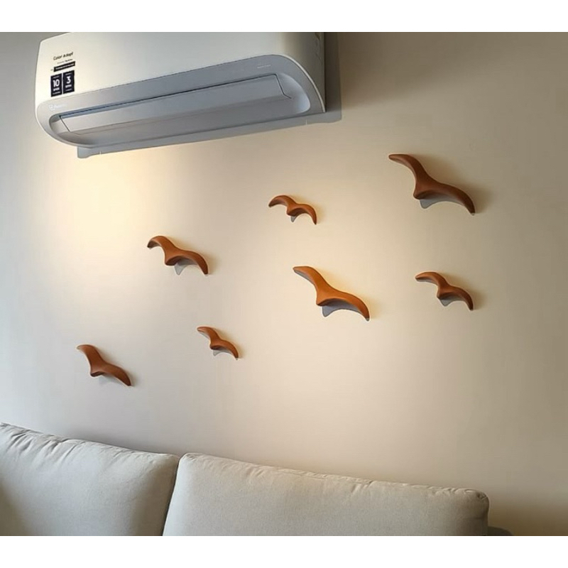 Gaivotas em Cerâmica para Parede em Oferta na Shopee