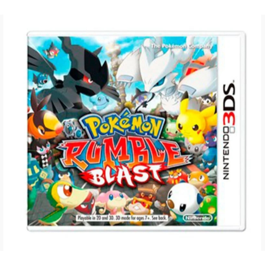Somente Encarte  Nintendo  3DS -  Pokémon Rumble Blast