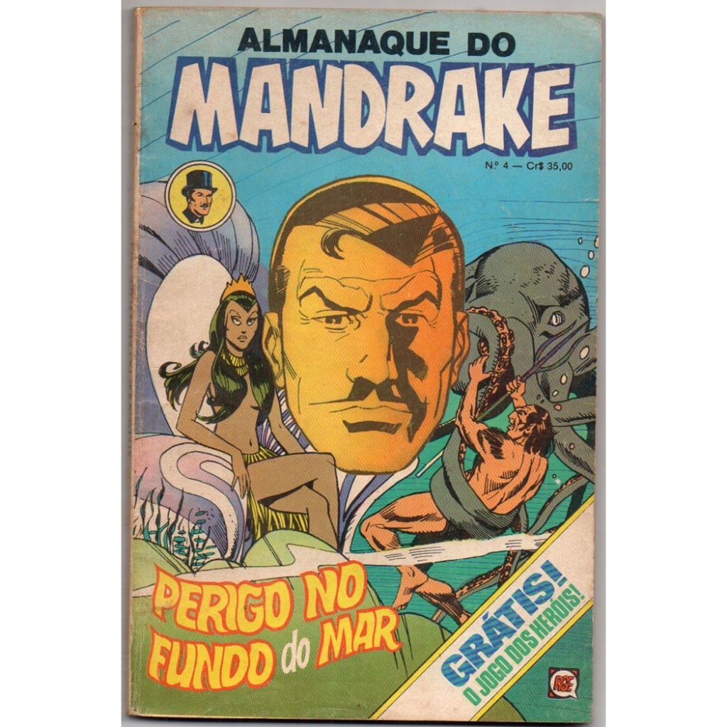 Almanaque Do Mandrake 4 - Rge Brasil 1980