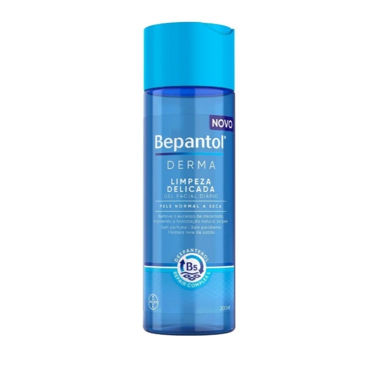 Gel de Limpeza Facial Bepantol Derma Limpeza Delicada 200ml