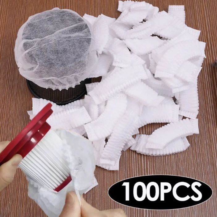 100 /200Pçs set Descartável Aspirador De Pó Cartucho Filtro Capa Portátil Doméstico Não Tecido Acessórios Universais
