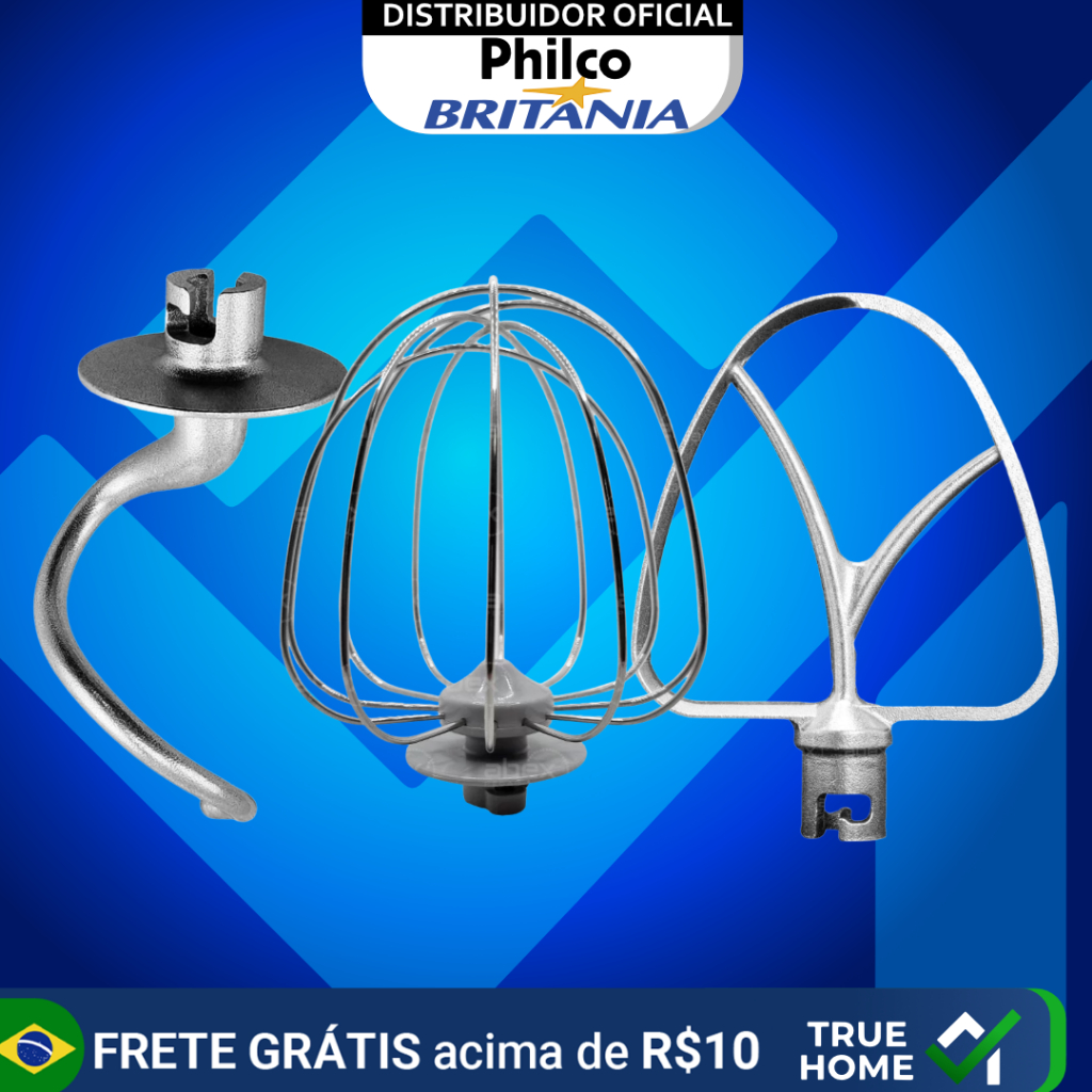 Imagem BATEDOR AÇO ORIGINAL CLARA E NEVE 6 ARAMES REFORÇADO BATEDEIRA PLANETARIA PHILCO