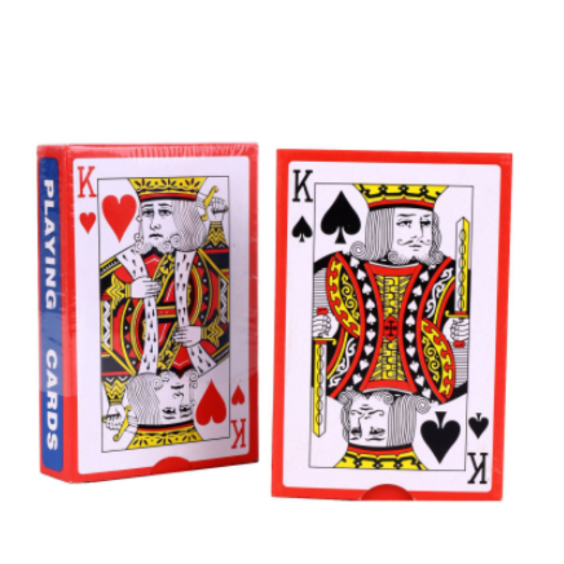 Baralho de Cartas de Papel 54 Cartas Jogos em Família Diversão, Baralho