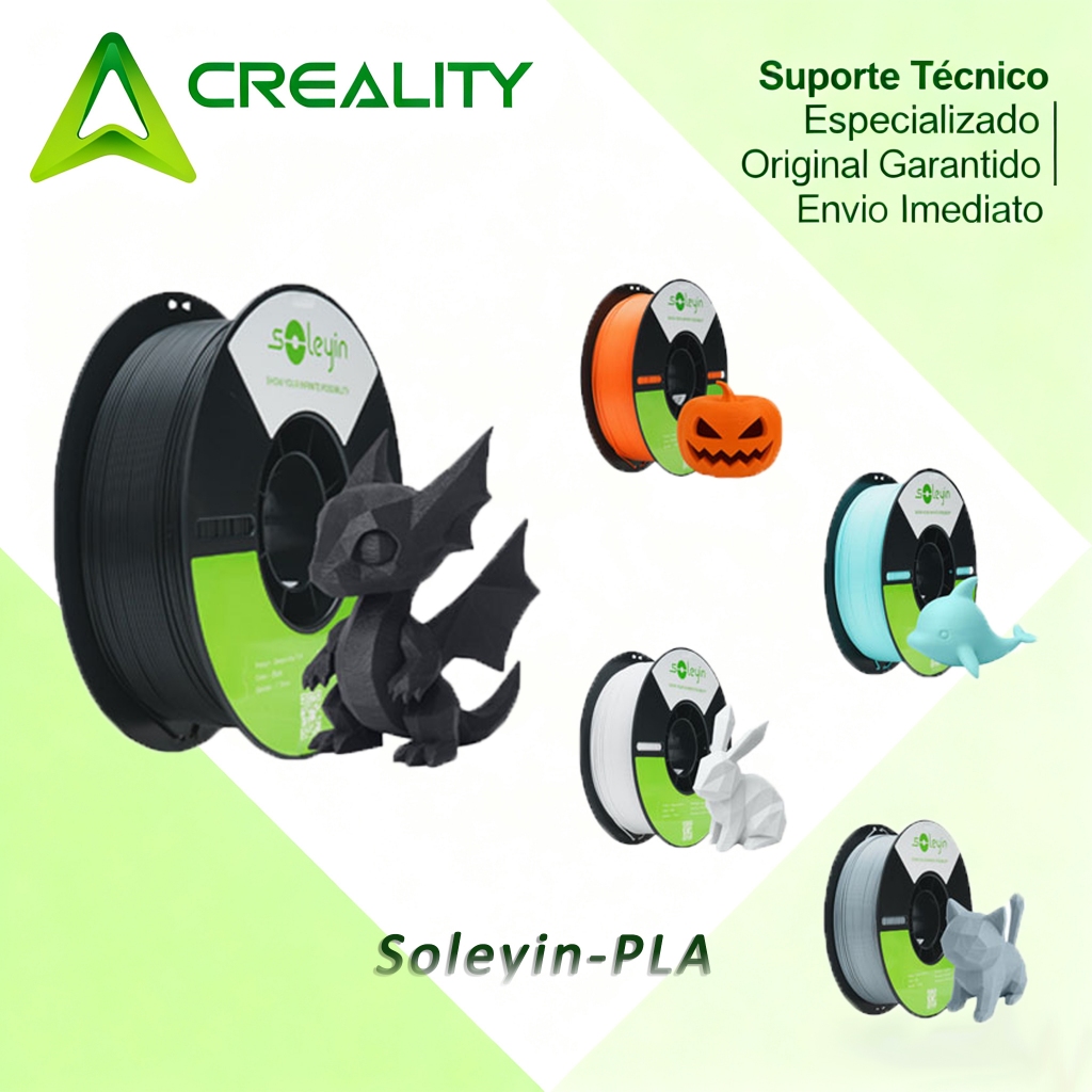 Imagem Consumíveis de impressão de alta velocidade Fio Creality Soleyin Ultra PLA 1,75 mm 1 kg