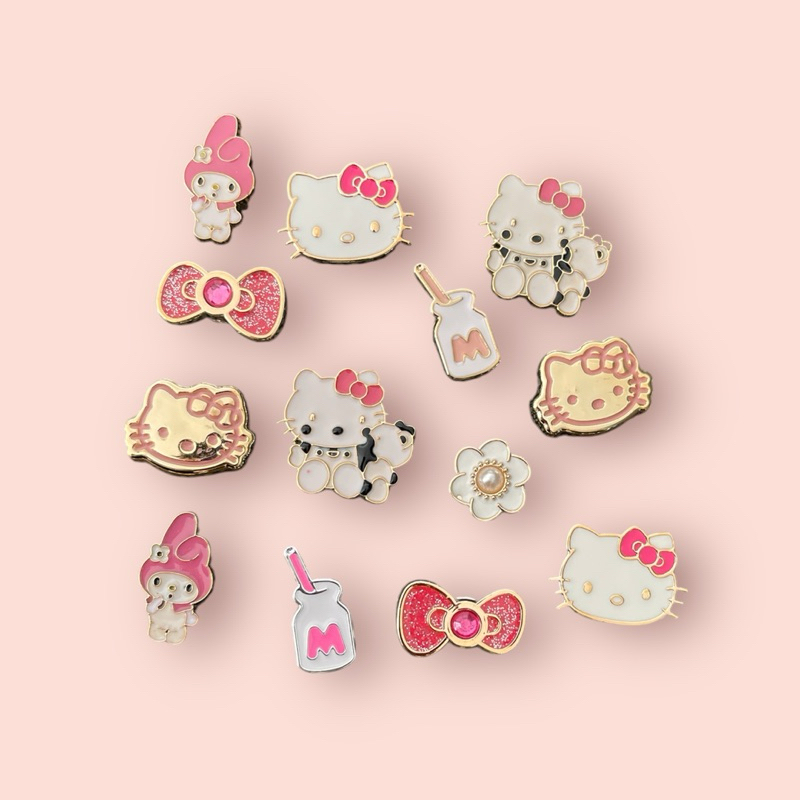 Pins/Bottons em ABS com pino adaptador para personalizar Babuches