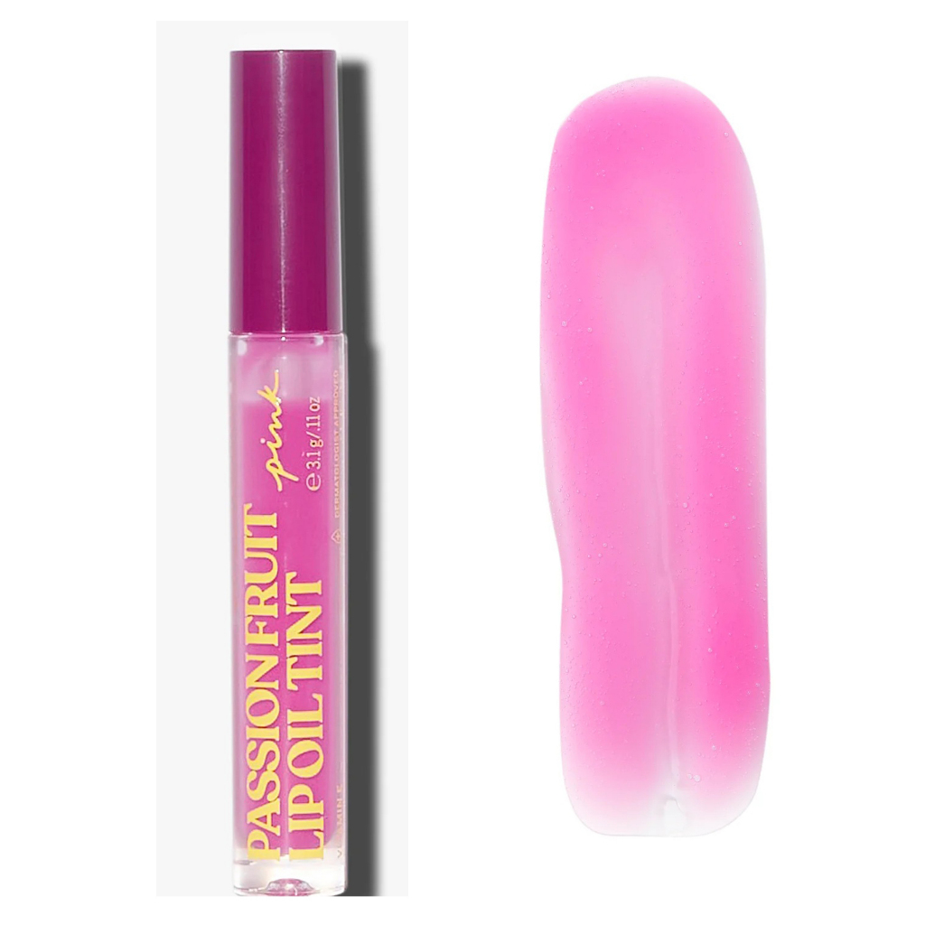BELEZA MINHA | VICTORIA'S SECRET PINK Passion Fruit Lip Oil Tint - Gloss - Batom - Maquiagem