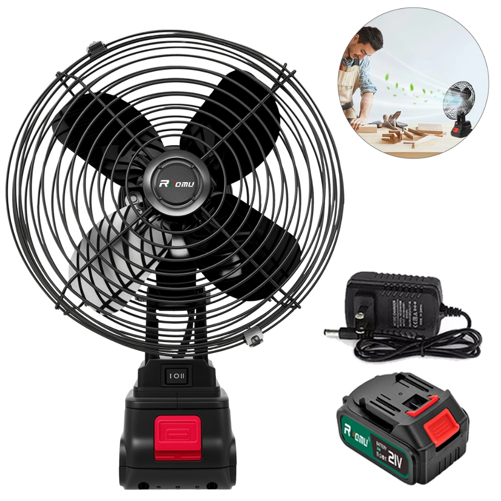Ventilador De Mesa Portátil Recarregável Bateria 30w Viagem