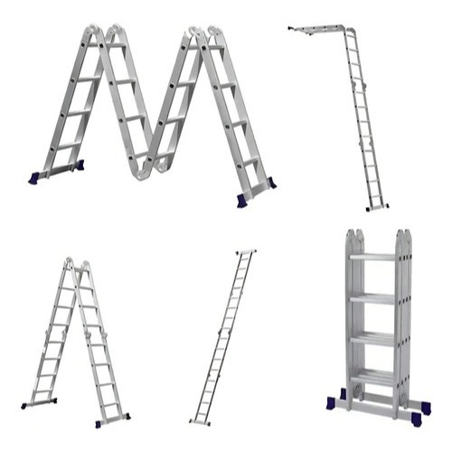 Escada de Aluminio Mor 4x4 Articulada Dobravel Multifuncional 16 Degraus em Oferta na Shopee