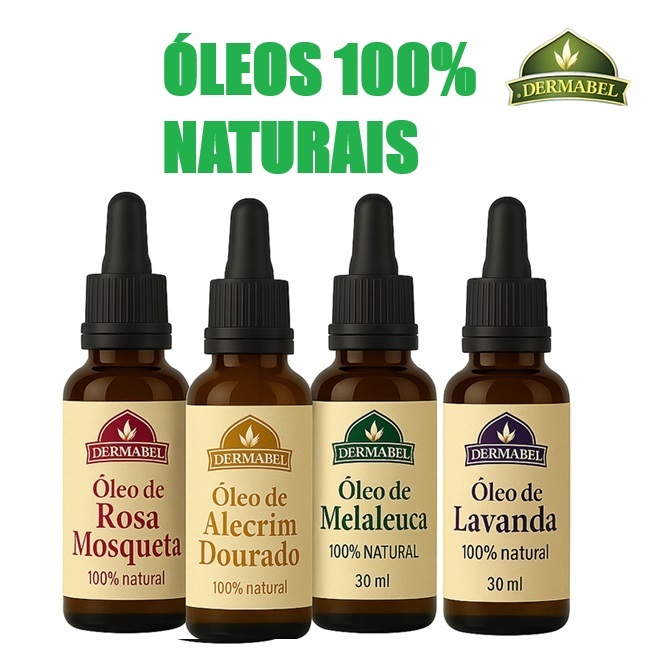 Óleos 100%Naturais 30 ML Melaleuca, Alecrim, Rosa Mosqueta, Lavanda, Rícino, Uva ,Ojon, Girassol em Oferta na Shopee