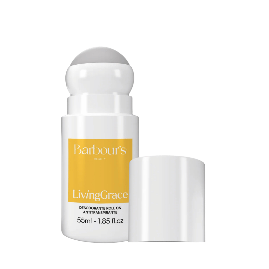 Desodorante Roll-On Antitranspirante Living Grace Barbour's 48h Ação Hidratante e Clareadora