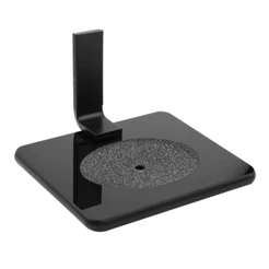 Saboneteira de Vidro Quadrada Preta Fumê Exclusiva Super Luxo Não Descasca