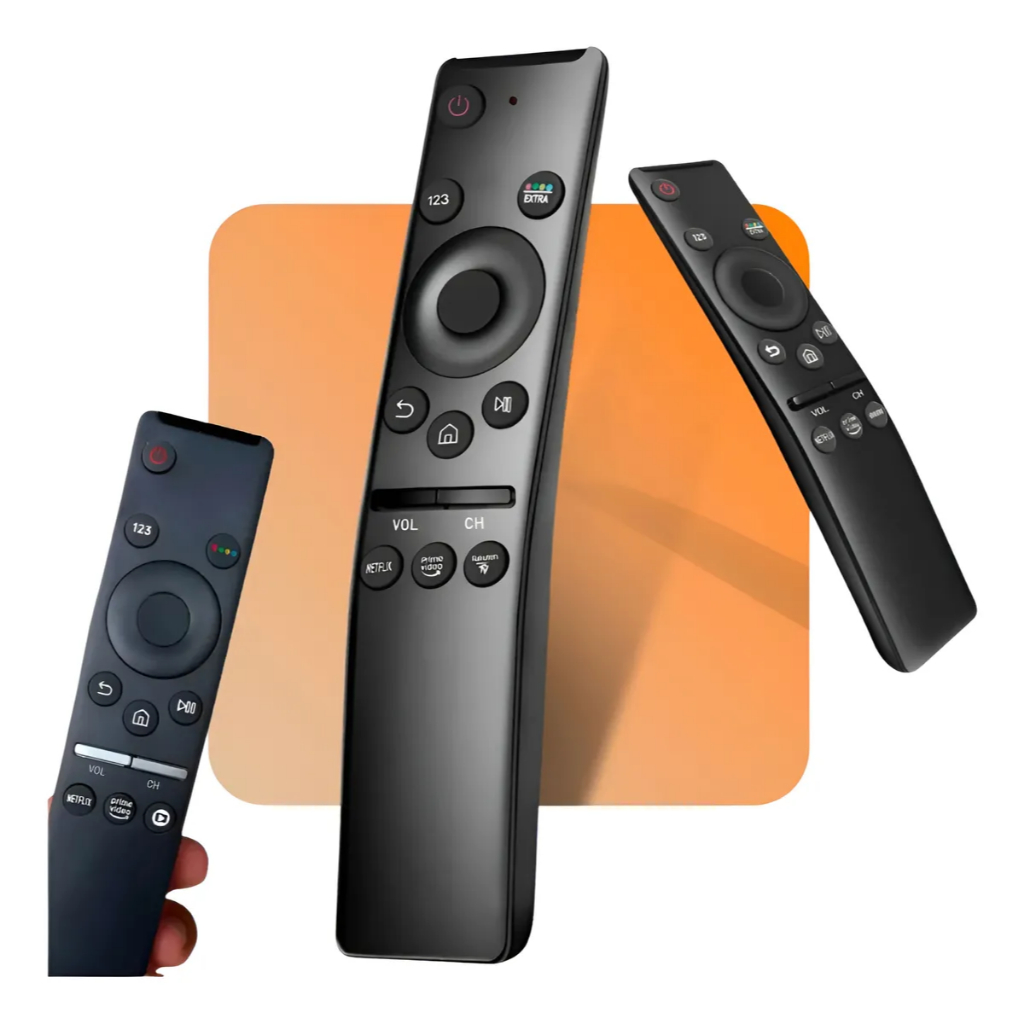 Controle TV Samsung Original Linha RU7100 TU7000 4K 2019 BN59-01310A Teclas Netflix Prime Video