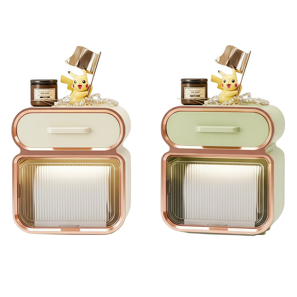 Suporte Porta Papel Higiênico Lenço Acessórios Acrílico Parede Luxo