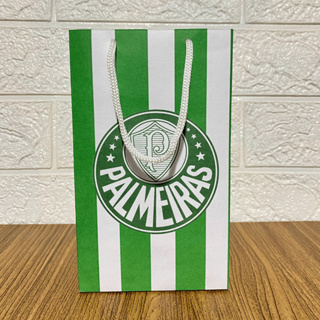 SACOLINHA PALMEIRAS  KIT PEGUE E MONTE SACOLINHAS para Festa Mimos Lembrancinhas Aniversário PALMEIRAS FC em Oferta na Shopee