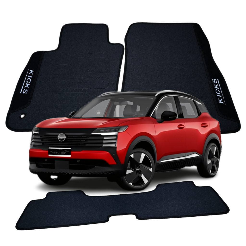 Jogo Tapete Borracha Compativel Nissan Kicks Sense Advance Exclusive Platinun em Oferta na Shopee