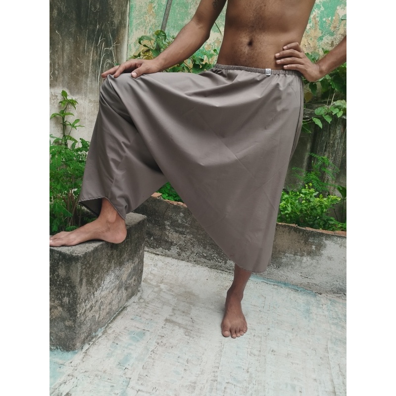 Calça Ampla Saruel Tabaco - Elegância, Versatilidade e Conforto Indiana Yoga Lisa Boho Hippie Unissex