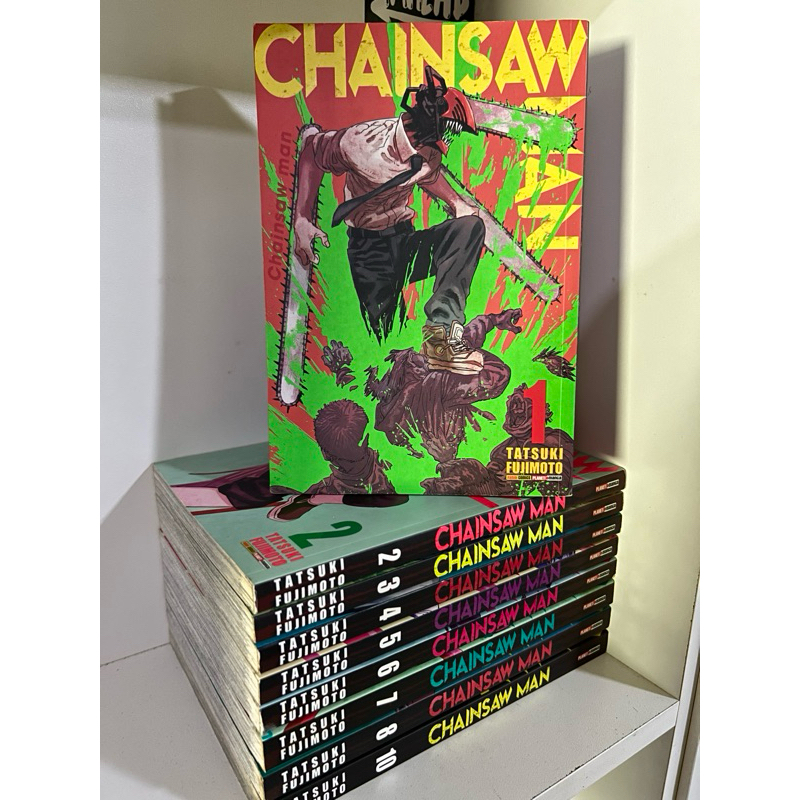chainsaw man vol 1-10 (usado)