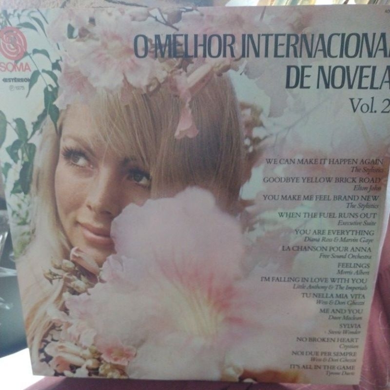 LP disco de vinil - O Melhor Internacional de Novela vol 2