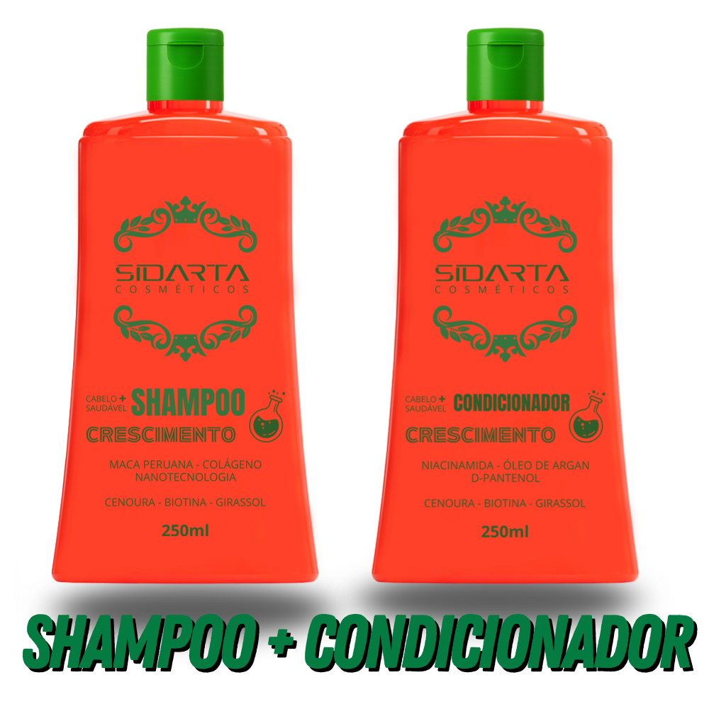 Kit Crescimento Explosivo (2SC-F) = SHAMPOO + CONDICIONADOR - SIDARTA COSMÉTICOS em Oferta na Shopee