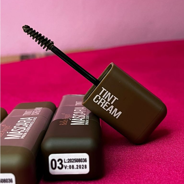 Máscara Com Cerdas Para Sobrancelhas Tint Cream Belle Angel