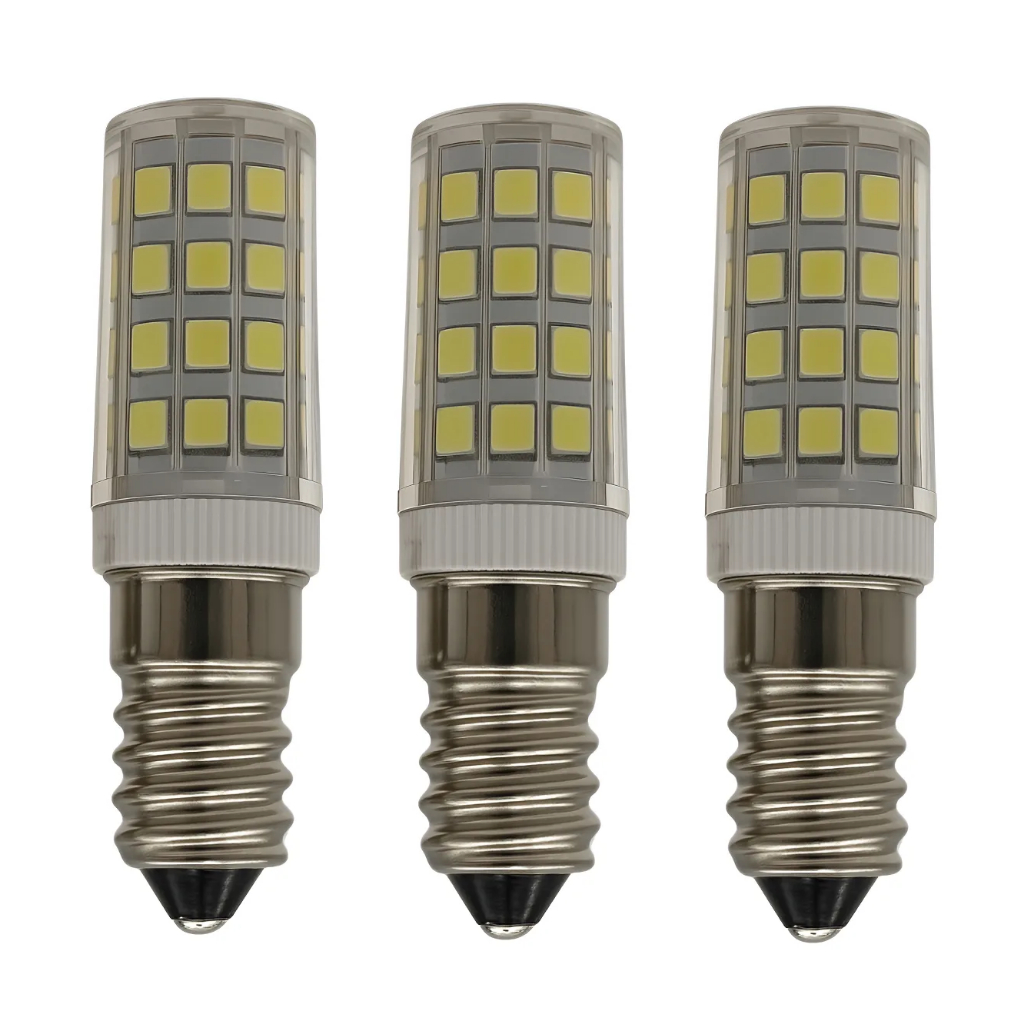 Kit 3 Lampada De Led Halopim G9 Bocal Fino E14 5w Bivolt Lustres Arandela Geladeira