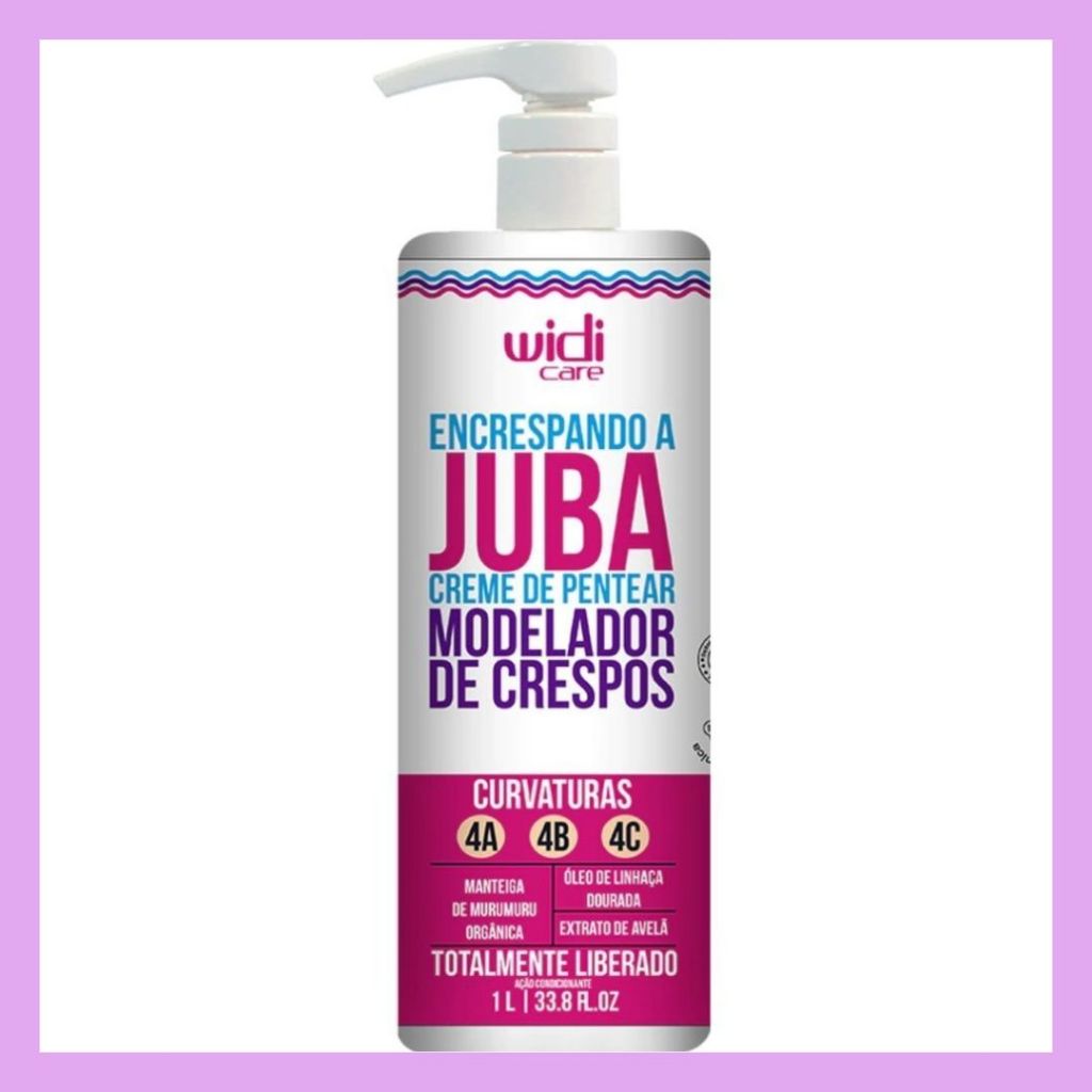 Creme de Pentear Encrespando a Juba 1 Litro Widi care em Oferta na Shopee