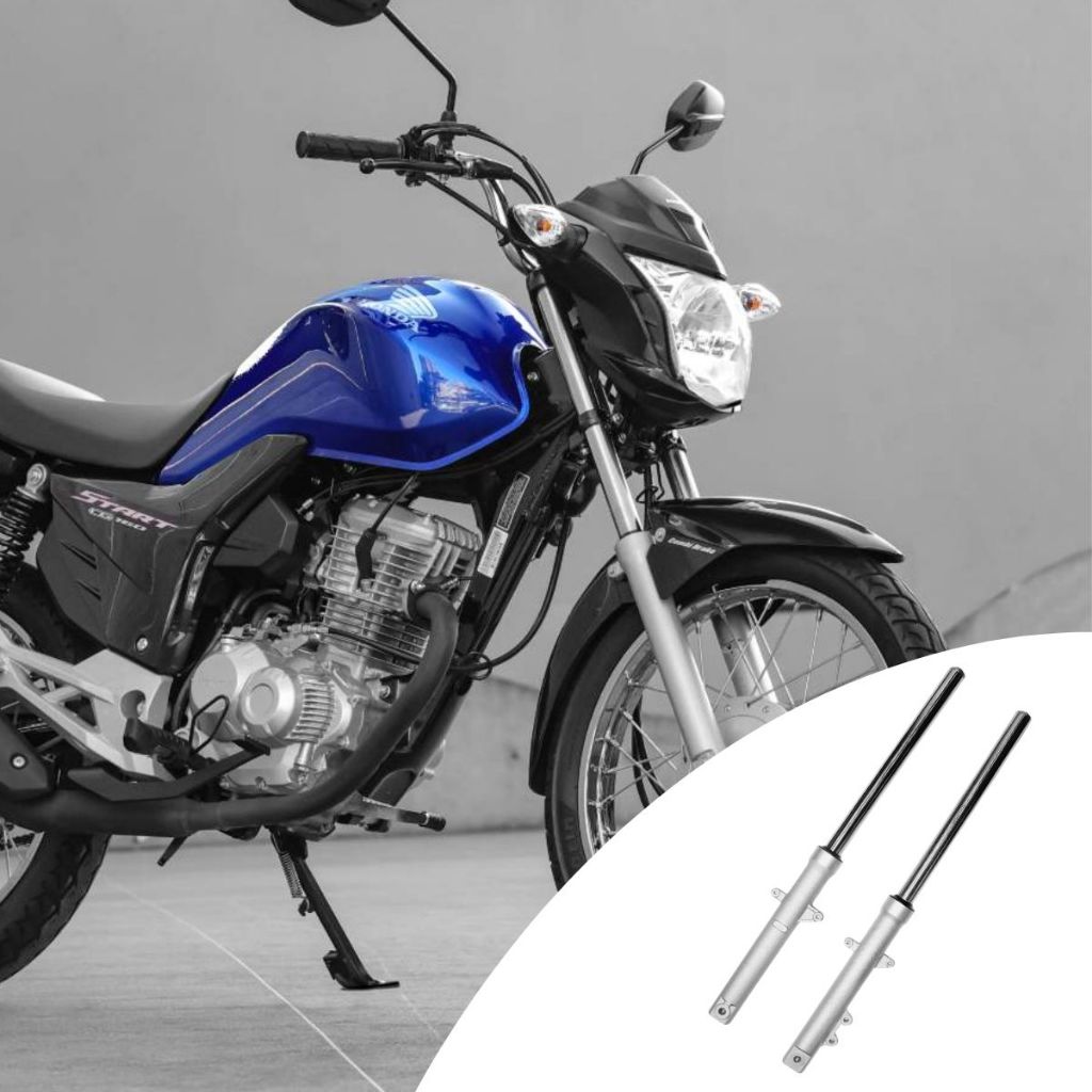 Kit Garfo Suspensão Dianteira Cg Titan 150 2009 a 2013 Freio Disco Kit bengala