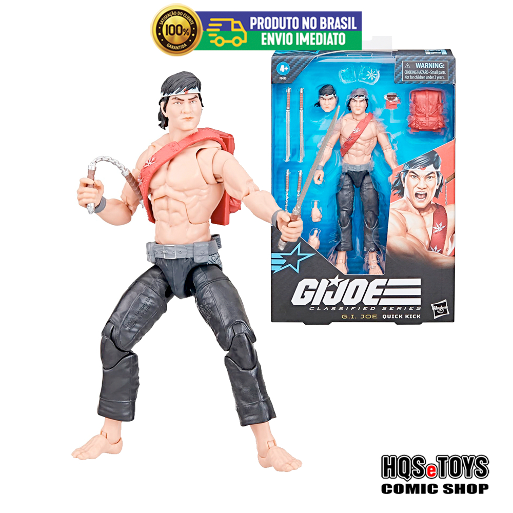 Boneco GI Joe classified QUICK KICK 116 Hasbro Comandos em Ação GIJOE HQSeTOYS