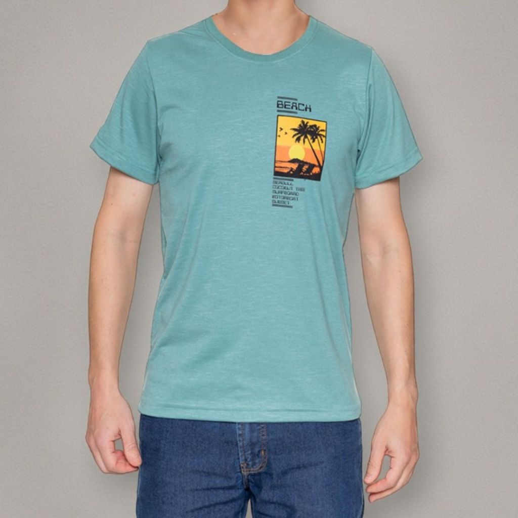 Camiseta Juvenil Menino Malha Flamê Estampa Leve Confortável Casual T-shirt Básica