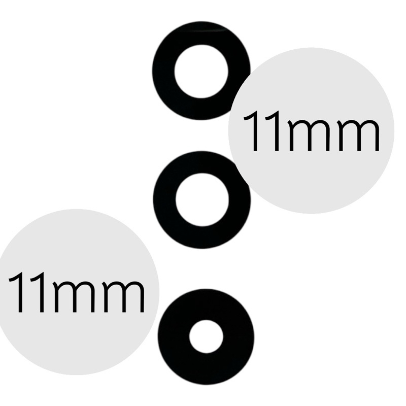 Lente Da Câmera Vidro Para Galaxy S24 Fe / S24fe Sm-s721b(3 lente )(2 fino 1groso)(11mm)