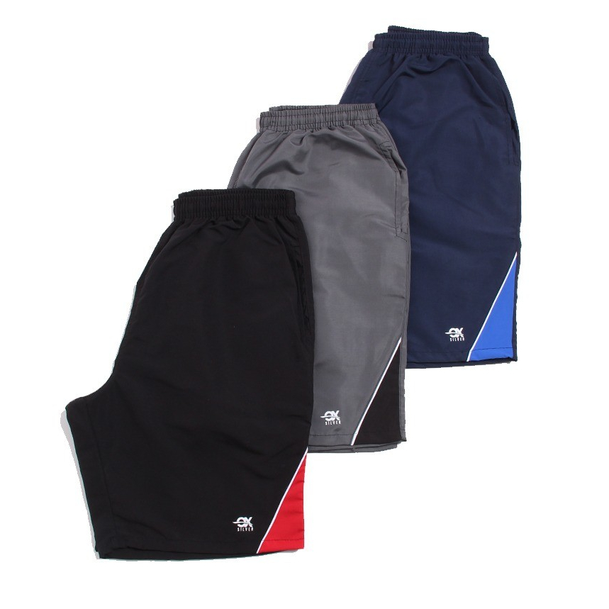 Kit. 3 Bermuda Infantil Tactel OX SILVER