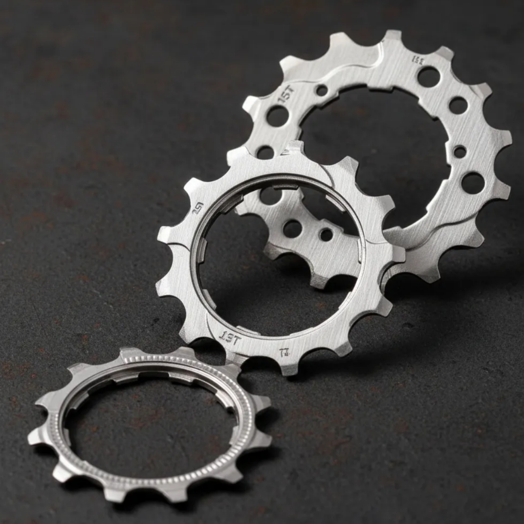 Kit Cog Pinhão 11t + 13t + 15t para Cassetes Shimano Sram Surace K7 11v