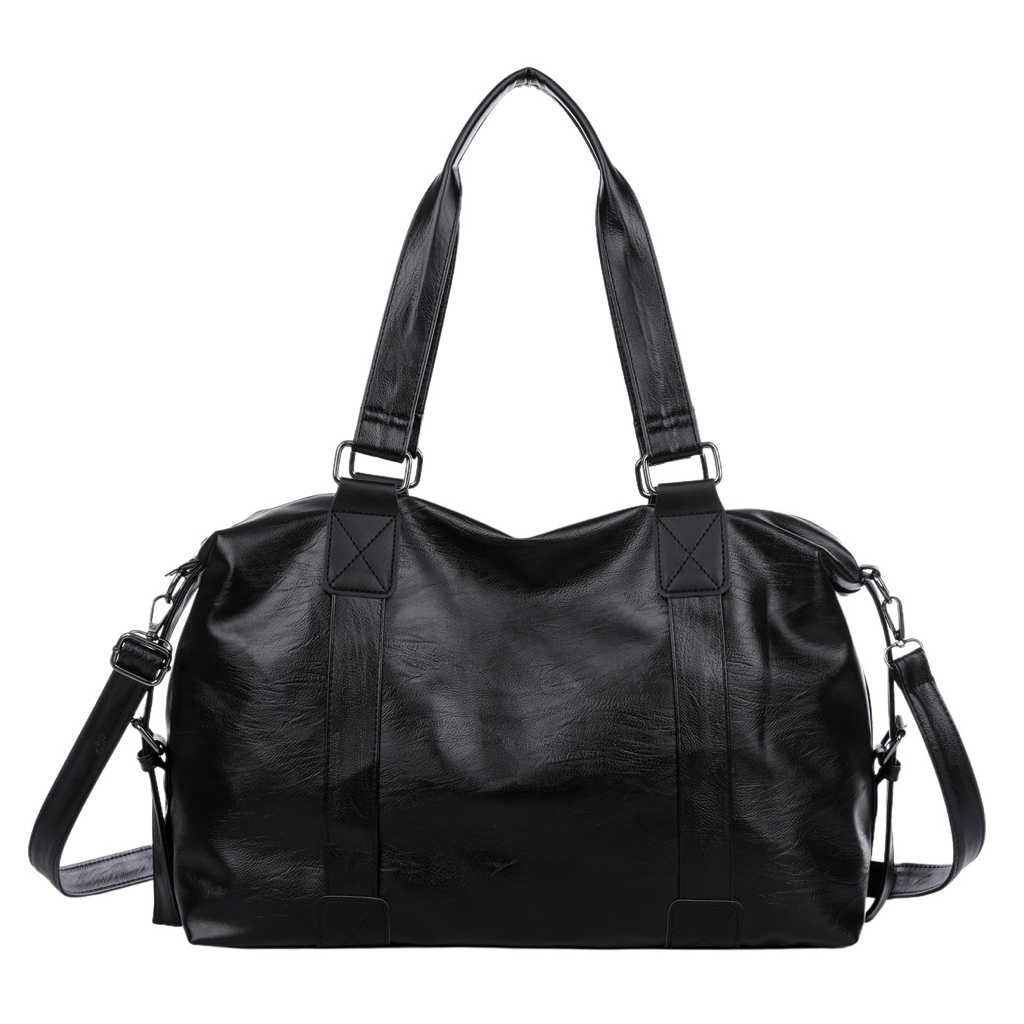 Bolsa Feminina Grande Couro Pu Impermeável Escolar Faculdade Trabalho Viagem — imagem 2 de 2