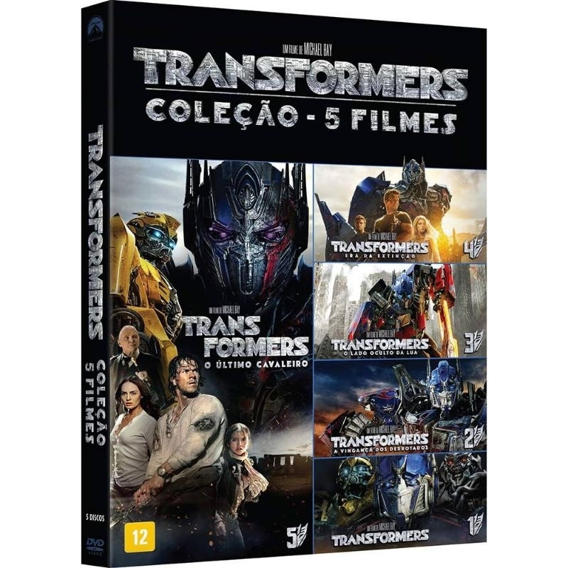 Transformers Blu-ray Disk - Filmes Originais - Produto Usado