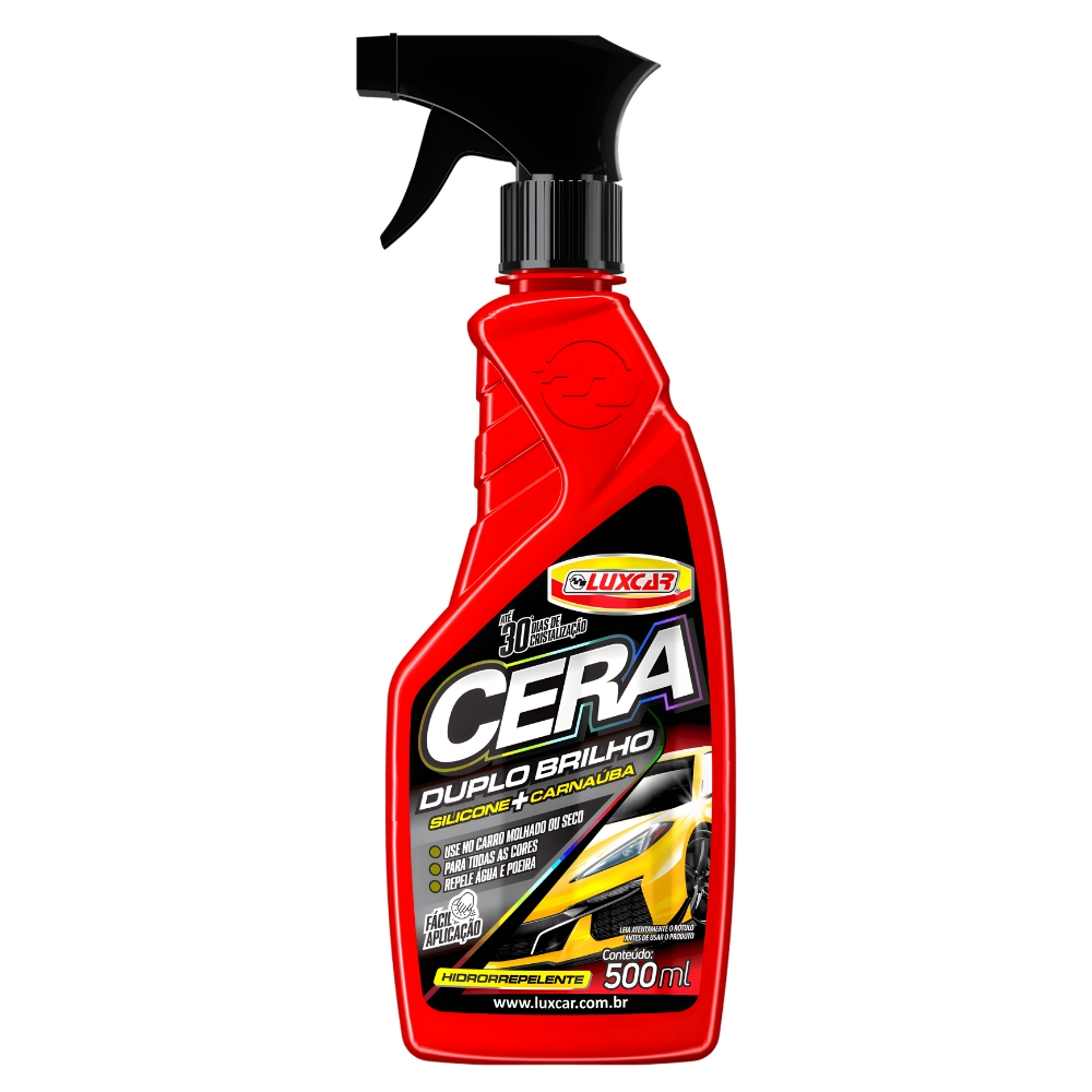 Cera Automotiva Líquida Duplo Brilho Carnaúba Silicone 500ml em Oferta na Shopee