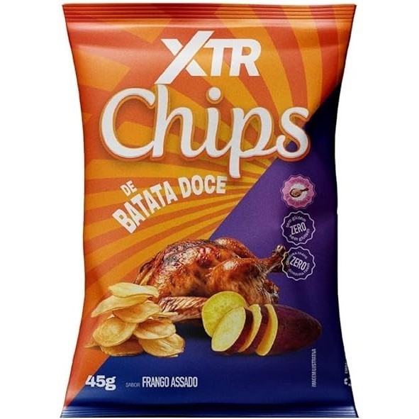 XTR Chips de Batata Doce Sabor Frango