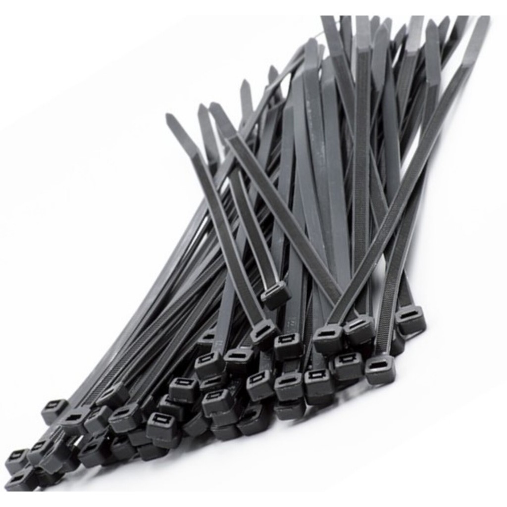 ABRAÇADEIRA DE NYLON PRETA 100 PEÇAS 280X4,6MM - FERRARI