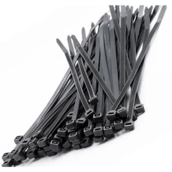 ABRAÇADEIRA DE NYLON PRETA 100 PEÇAS 280X4,6MM - FERRARI