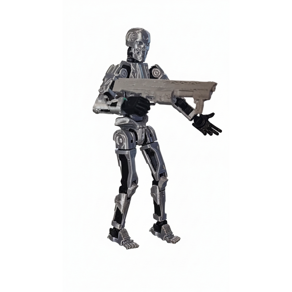 Boneco Dummy Robô T-800 Exterminador - 15cm