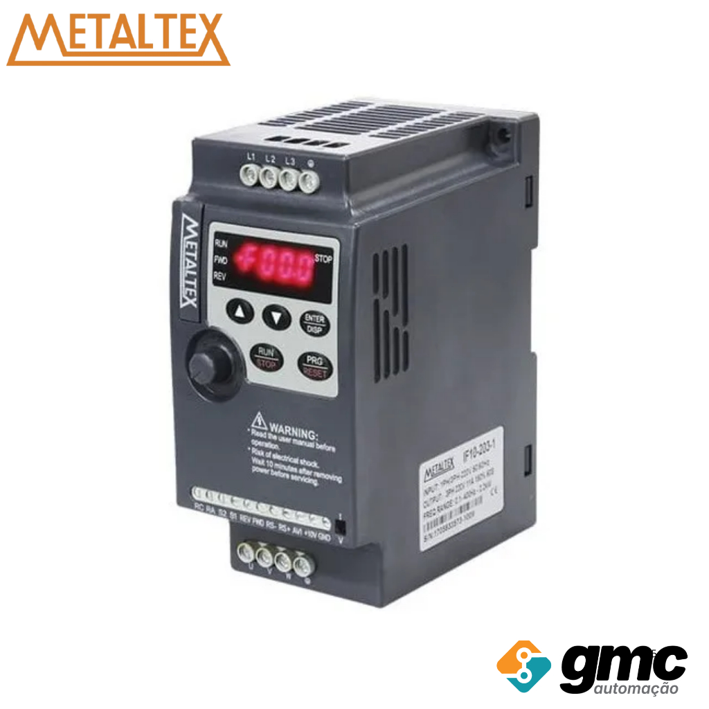 Inversor De Frequência 1hp- 220v Mono If102011 Nf E Garantia