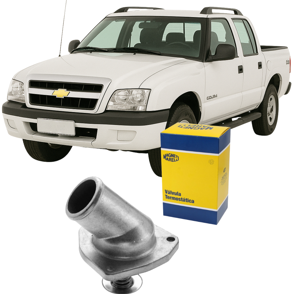Válvula Termostática Astra Vectra Zafira 2.0 8V Blazer S10 2.2/2.4 Original Marelli MMVT361.87C em Oferta na Shopee