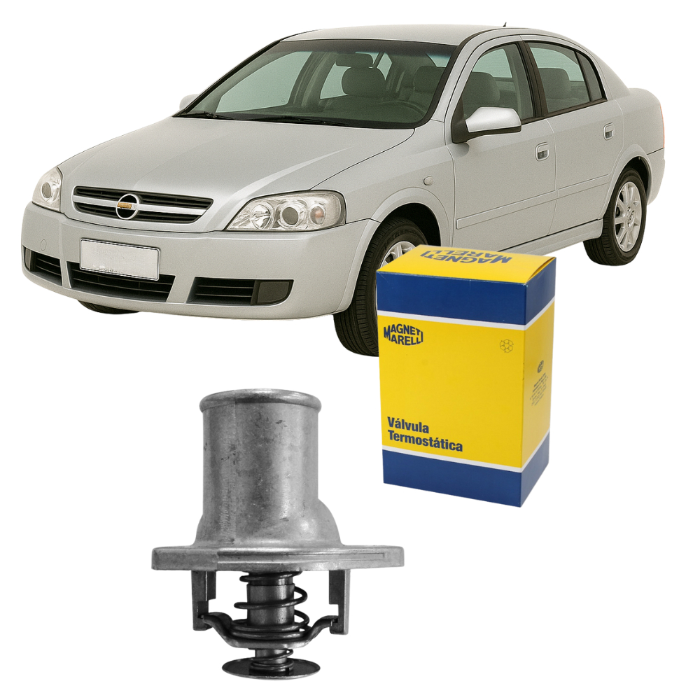 Válvula Termostática Vectra 2.0/2.2 8V 1994/2005 Gasolina Flange 40mm 82 °C - Magnetti Marelli MMVT327.82C em Oferta na Shopee