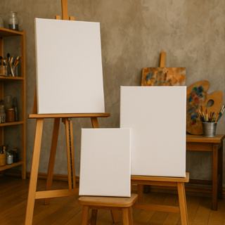 Tela de Pintura Varios Tamanhos Algodão Guache Óleo Acrílica Artesanato Escolar 20x20 30x30 10x15.. em Oferta na Shopee