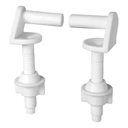 Parafuso para Tampa Assento Sanitário Vaso Privada Branco Premier PVC 01 Par Krona
