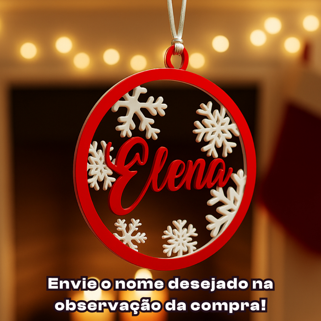 Bolas de Natal com Nome: Onde Comprar | BuscaProdutos