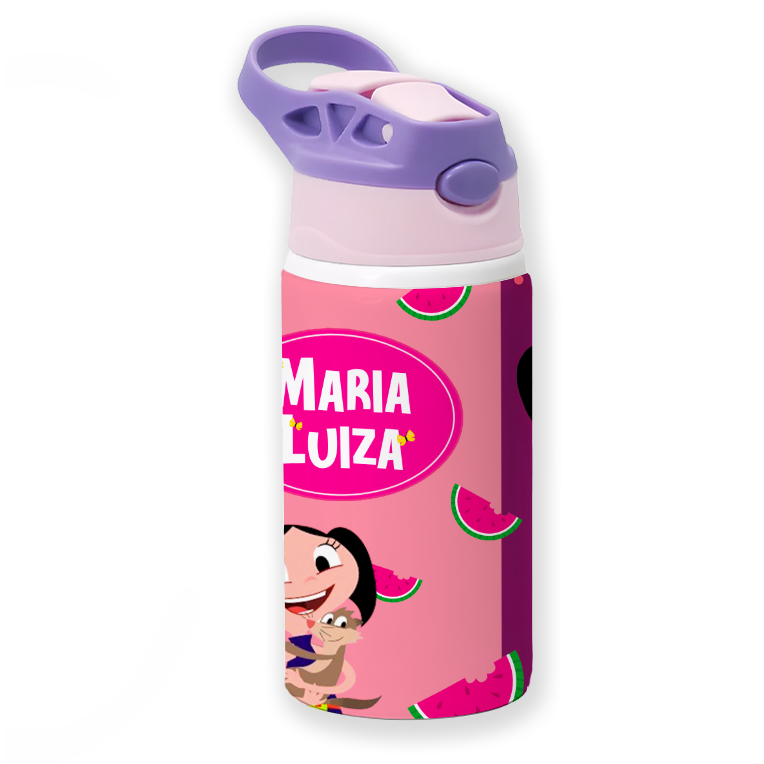 Detalhes do Garrafinha Infantil Show da Luna Personalizável Com Nome